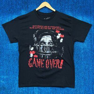 Saw Game Over Live or Die Jigsaw Horror Movie Promo Tee L